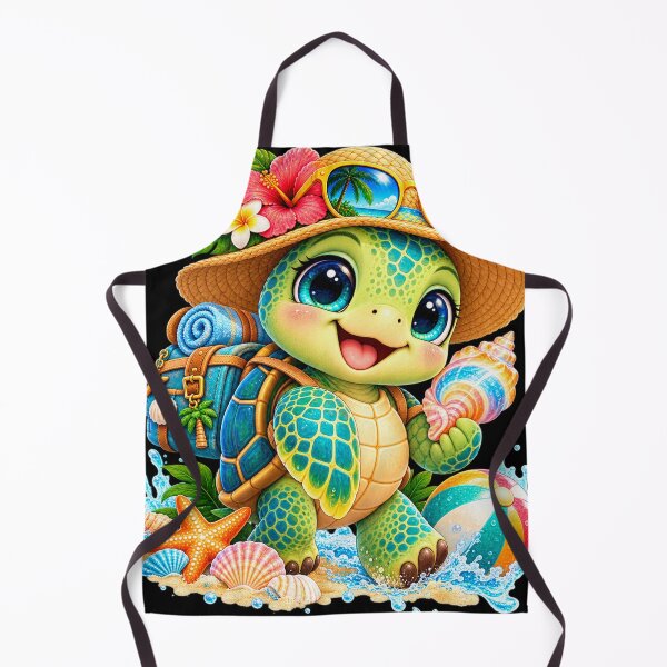 Item preview, Cute Summer Baby Turtle – Tropical Beach Vacation designed and sold by Haji  Kamora.