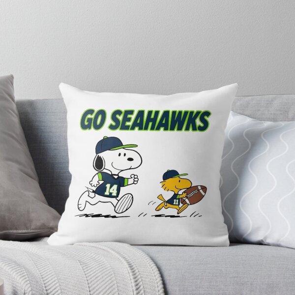 Item preview, Snoopy & Woodstock Seattle Seahawks Football Retro F672 designed and sold by GLUVY-THEME.