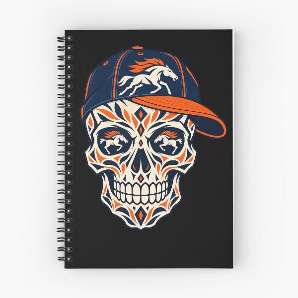 Item preview, Denver Broncos Sugar Skull Cap Horse Eyes Day Of The Dead designed and sold by Cuiroblinda.