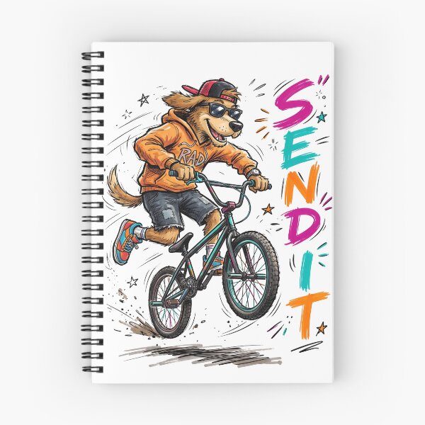 Item preview, Send It BMX Dog Extreme Sports Graffiti Style designed and sold by CreativeBrains7.
