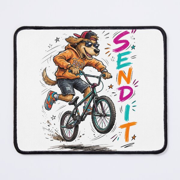 Item preview, Send It BMX Dog Extreme Sports Graffiti Style designed and sold by CreativeBrains7.