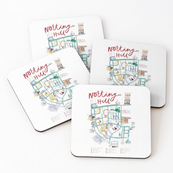 Item preview, Notting Hill Maps  designed and sold by Janiesandolp.