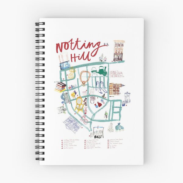 Item preview, Notting Hill Maps  designed and sold by Janiesandolp.