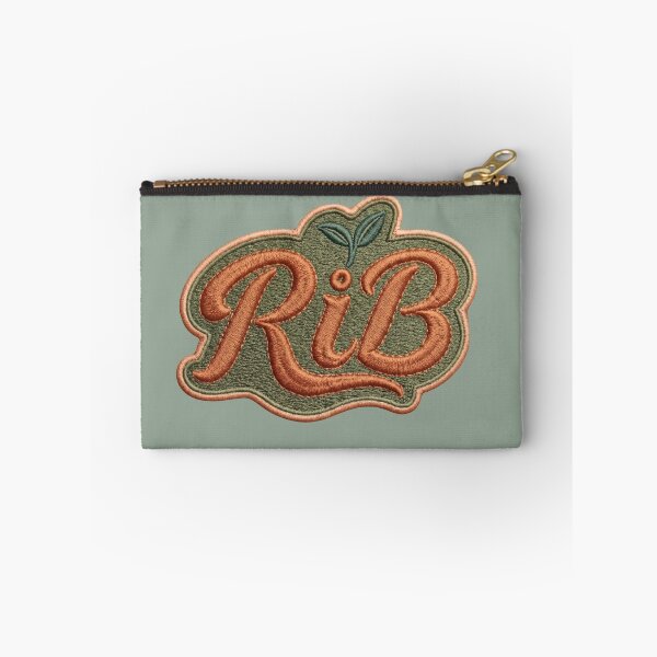 Item preview, Vintage Organic Script RiB Botanical Patch Emblem designed and sold by Rib-Brand.