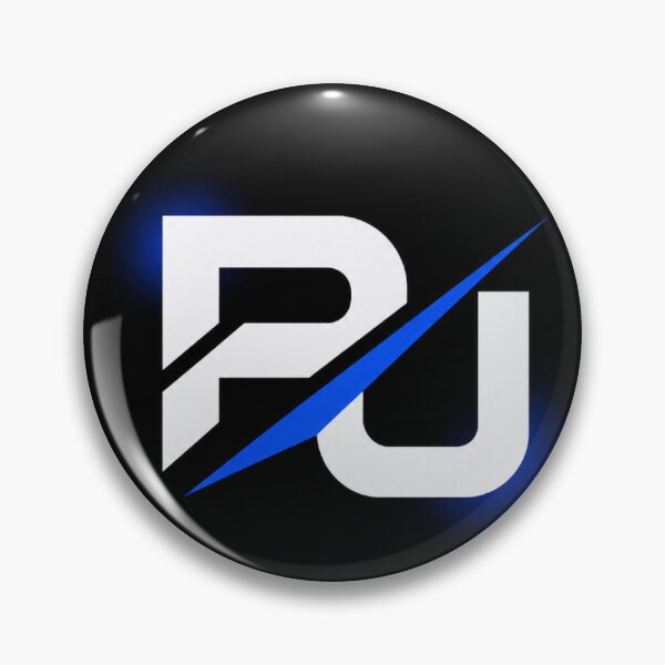 Item preview, Modern Blue PU Logo Minimalist Tech Design designed and sold by Iegseo.