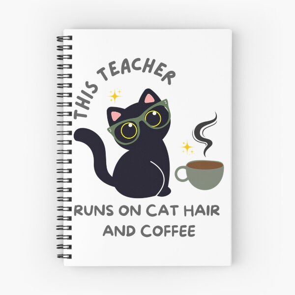 Item preview, This Teacher Runs On Cat Hair And Coffee designed and sold by ksnkm.