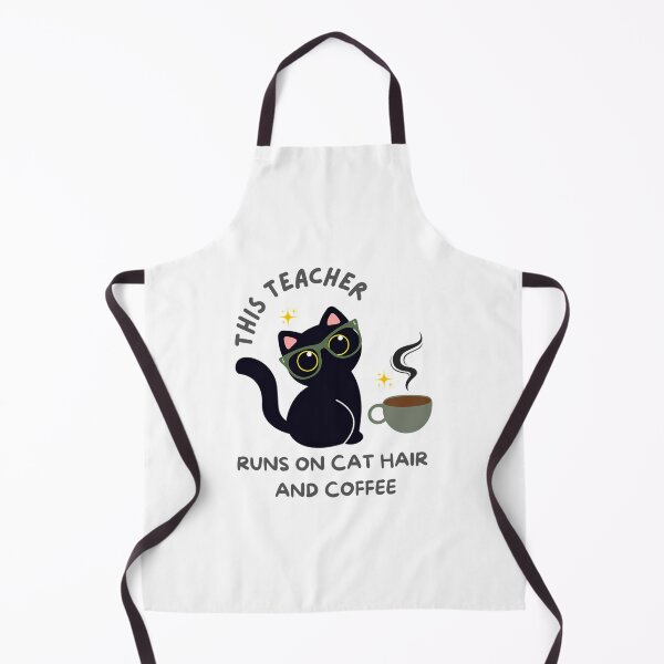 Item preview, This Teacher Runs On Cat Hair And Coffee designed and sold by ksnkm.