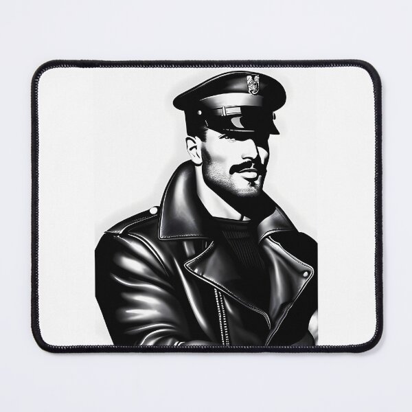 Item preview, Mustached Leather Daddy Tom Of Finland Tribute Gay Pride Graphic Design designed and sold by kimbe-rlyhanson.