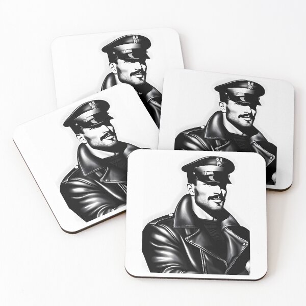 Item preview, Mustached Leather Daddy Tom Of Finland Tribute Gay Pride Graphic Design designed and sold by kimbe-rlyhanson.