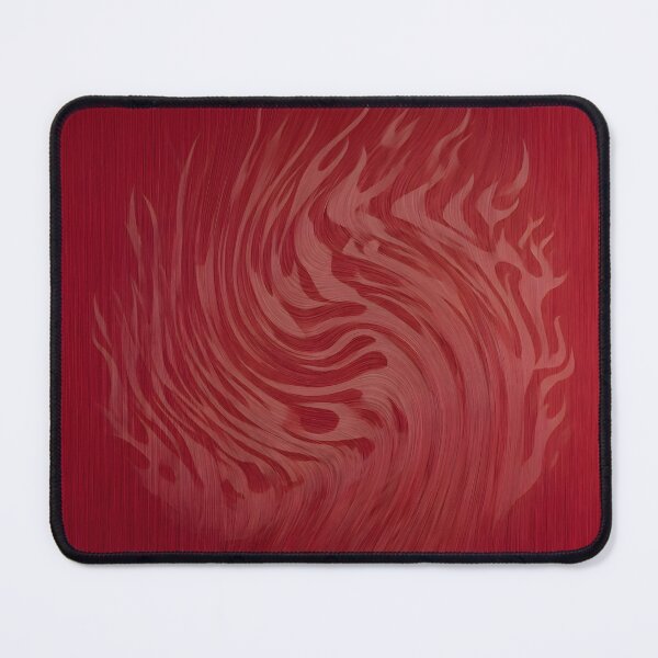 Item preview, Abstract Red Fire Swirl Brushed Metallic Flame designed and sold by Sybille-Yates.