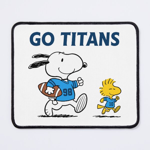 Item preview, Snoopy & Woodstock Tennessee Titans Football Retro F673 designed and sold by GLUVY-THEME.