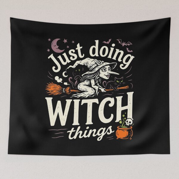 Item preview, Just Doing Witch Things Halloween Gift designed and sold by Say It With Ink.