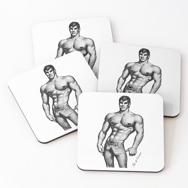 Item preview, Vintage Tom Of Finland Sketch (White) designed and sold by kimbe-rlyhanson.