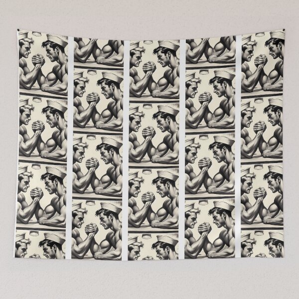 Item preview, Fired Up Sailors Tom Of Finland Tribute Gay Pride Graphic Design designed and sold by kimbe-rlyhanson.