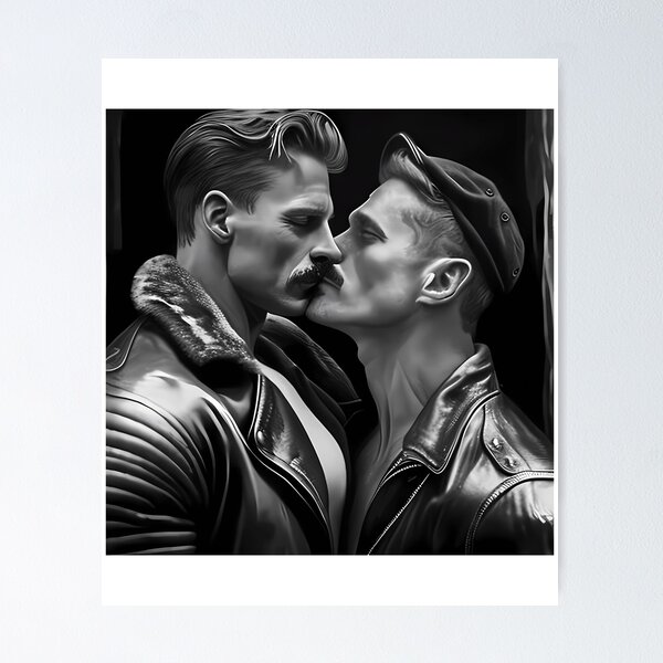 Item preview, Men Kissing Tom From Finland designed and sold by kimbe-rlyhanson.