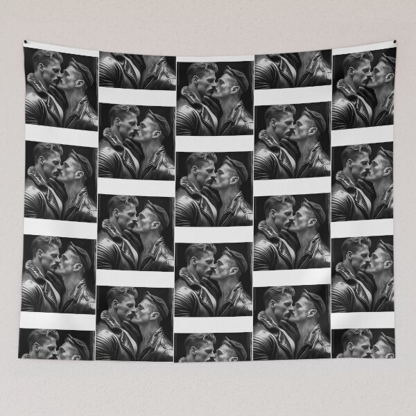 Item preview, Men Kissing Tom From Finland designed and sold by kimbe-rlyhanson.