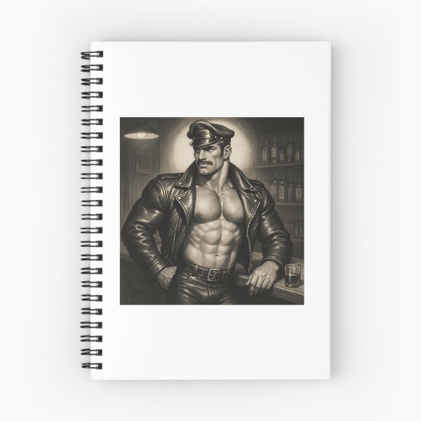 Item preview, Vintage Gay Leather Bar Daddy Defiant Currency Tom Of Finland Tribute Gay Pride Graphic Design designed and sold by kimbe-rlyhanson.