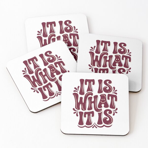 Item preview, It Is What It Is | Retro Sarcastic Humor designed and sold by Leoprinty.