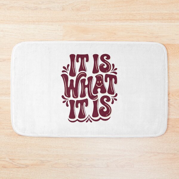Item preview, It Is What It Is | Retro Sarcastic Humor designed and sold by Leoprinty.
