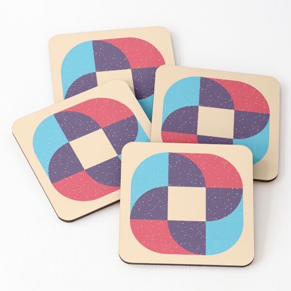Item preview, Mid Century Modern Geometric Abstract Retro 70s Color Block designed and sold by JRRTs.