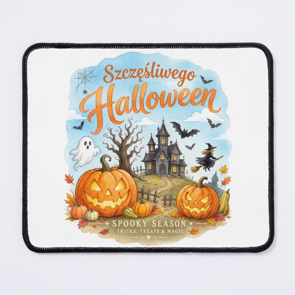 Item preview, Happy Halloween Spooky Season Watercolor Illustration designed and sold by Nela-&-Lena.