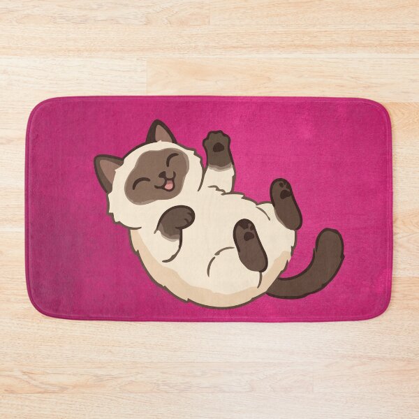 Item preview, Cute Siamese Cat Merry Christmas Holiday Art designed and sold by stormk10.