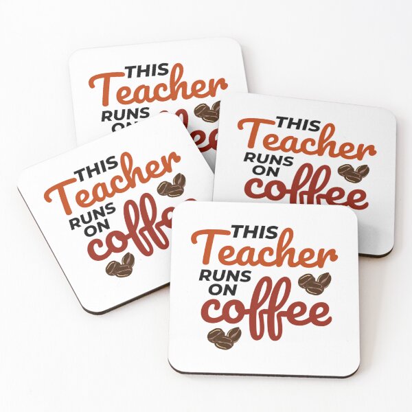 Item preview, This Teacher Runs On Coffee designed and sold by ksnkm.