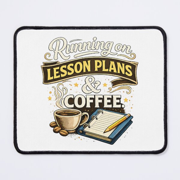 Item preview, Teacher Humor - Running On Lesson Plans Coffee designed and sold by naovios.