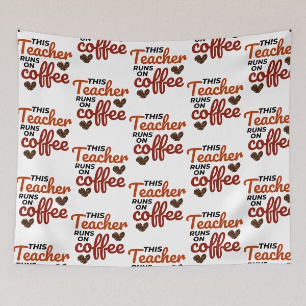 Item preview, This Teacher Runs On Coffee designed and sold by ksnkm.