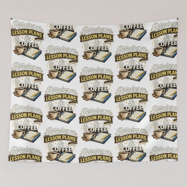 Item preview, Teacher Humor - Running On Lesson Plans Coffee designed and sold by naovios.