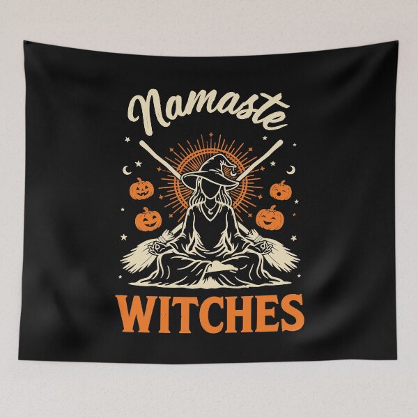 Item preview, Namaste Witches Yoga Halloween Gift designed and sold by Say It With Ink.