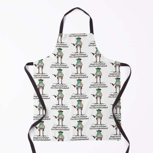 Item preview, Hold On Partner I'm Overstimulated Yeehaw Frog Funny  designed and sold by ParkerOsinski.