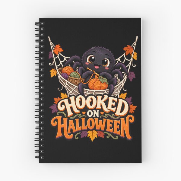 Item preview, Hooked on Halloween - Knitting Spider designed and sold by Good Mood Foundry.