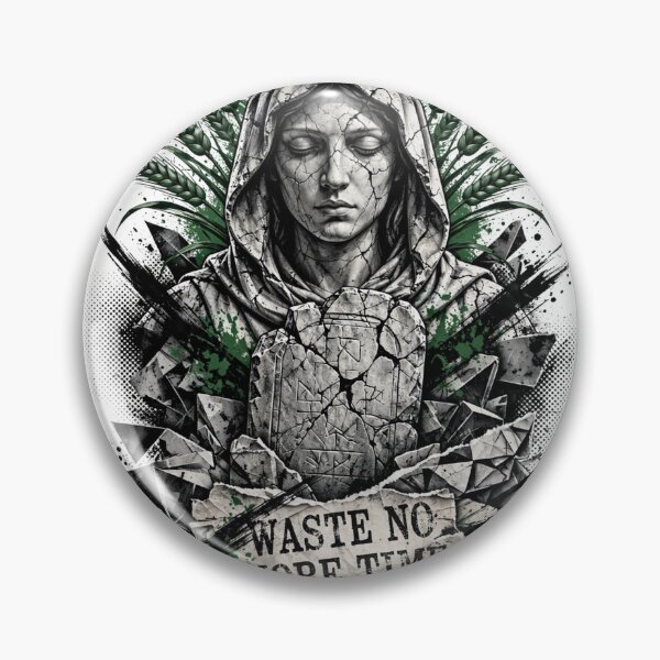 Item preview, Virgo — Waste No More Time | Trash Polka Zodiac designed and sold by Stoic-Supply-Co.