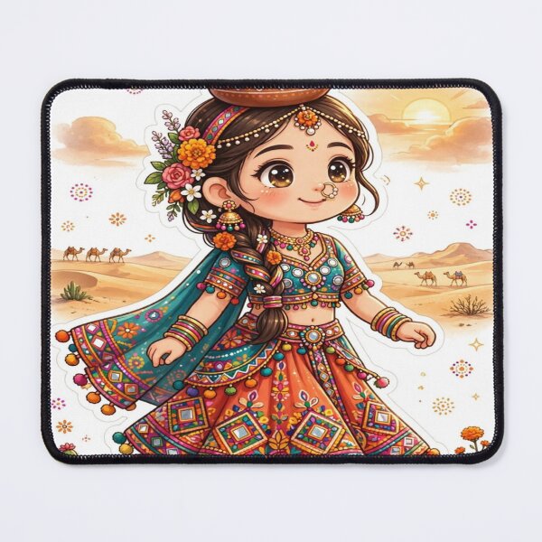 Item preview, Desert Queen's Graceful Walk | The Last Light of Thar | Old Heritage Queen Art designed and sold by HydStyle99.