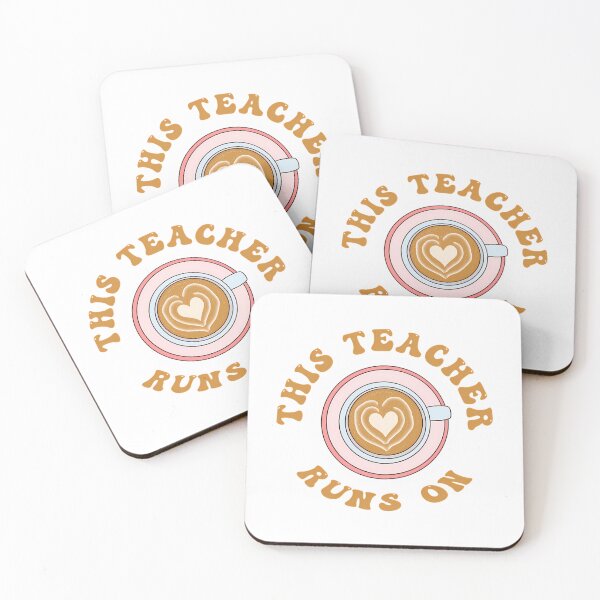 Item preview, This Teacher Runs On Coffee designed and sold by ksnkm.