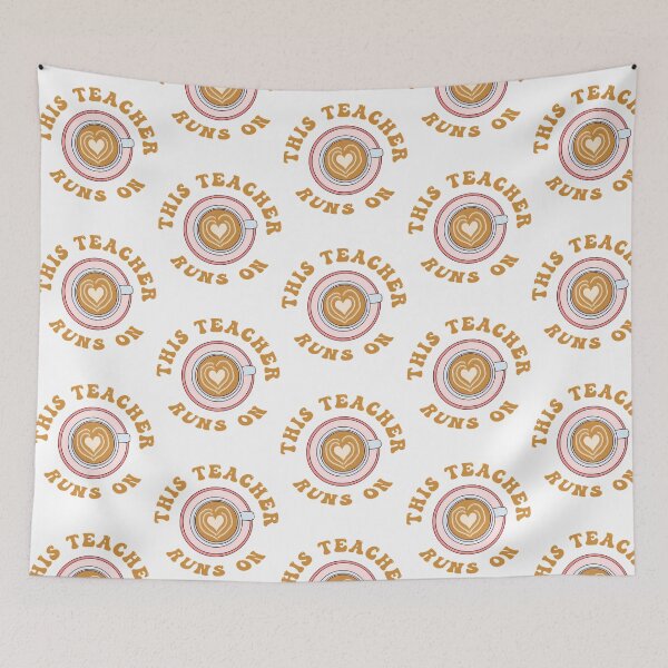 Item preview, This Teacher Runs On Coffee designed and sold by ksnkm.