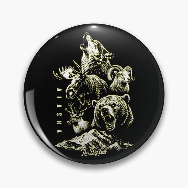 Item preview, THE BIG FIVE — DENALI ALASKA designed and sold by Insomnia Project.