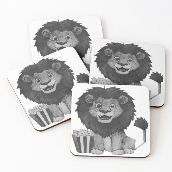 Item preview, Lion with Popcorn designed and sold by kinpirks.