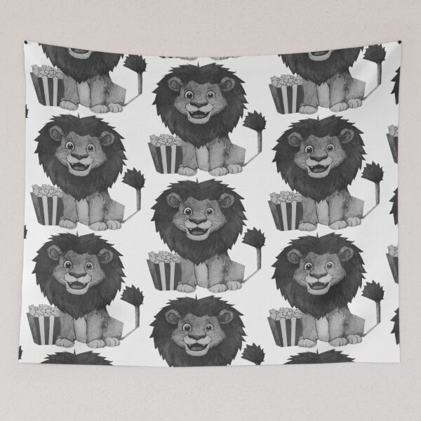 Item preview, Lion with Popcorn designed and sold by kinpirks.