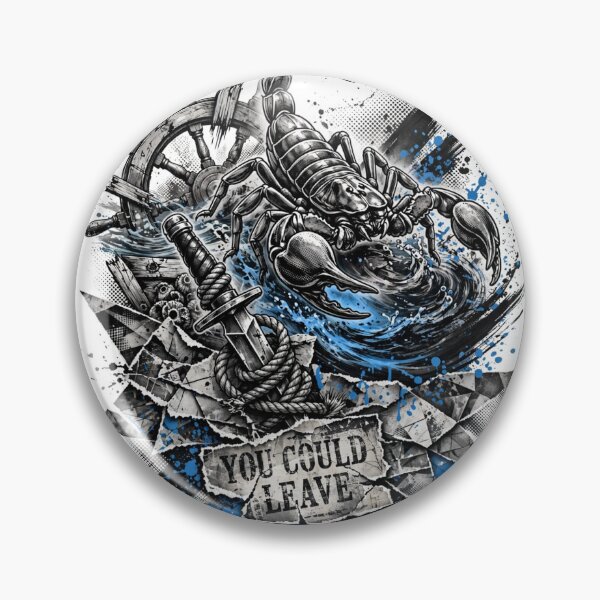 Item preview, Scorpio — You Could Leave | Trash Polka Zodiac designed and sold by Stoic-Supply-Co.