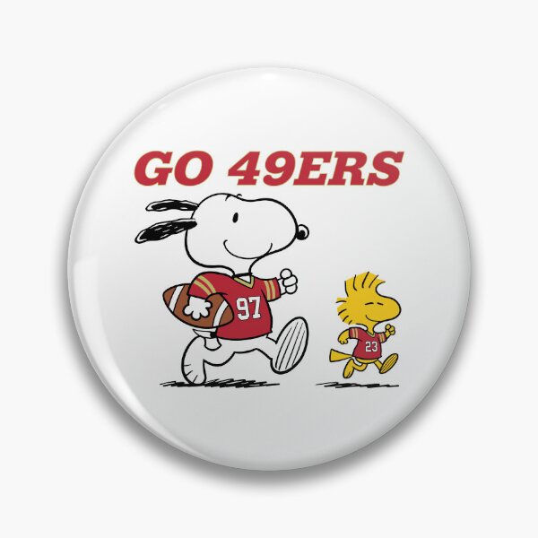 Item preview, Snoopy & Woodstock San Francisco 49ers Football Retro F676 designed and sold by GLUVY-THEME.