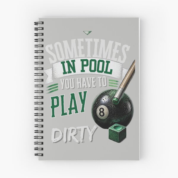 Item preview, Sometimes in Pool You Have To Play Dirty, Vintage Billiards Tshirt Design  designed and sold by MalwasBasket.