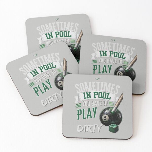 Item preview, Sometimes in Pool You Have To Play Dirty, Vintage Billiards Tshirt Design  designed and sold by MalwasBasket.