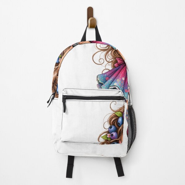 Item preview, Blueberry Dream Girl | Whimsical Floral Fairy Illustration designed and sold by CalmMandala.