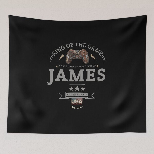 Item preview, Name Of James With Game Controller For Gamers Fans. designed and sold by KIDS FASHION.