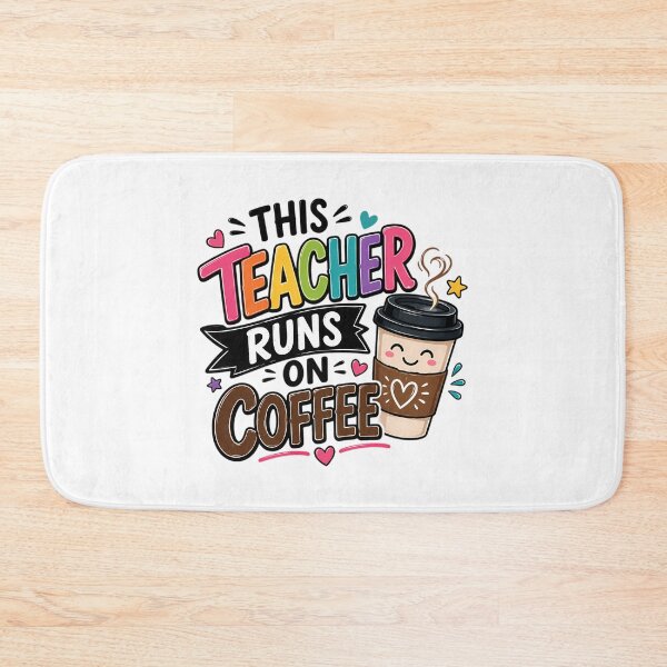 Item preview, This Teacher Runs On Coffee designed and sold by ksnkm.