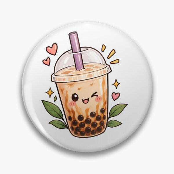 Item preview, Kawaii Boba Tea Sticker | Cute Bubble Tea Milk Tea designed and sold by PopStickerLab22.
