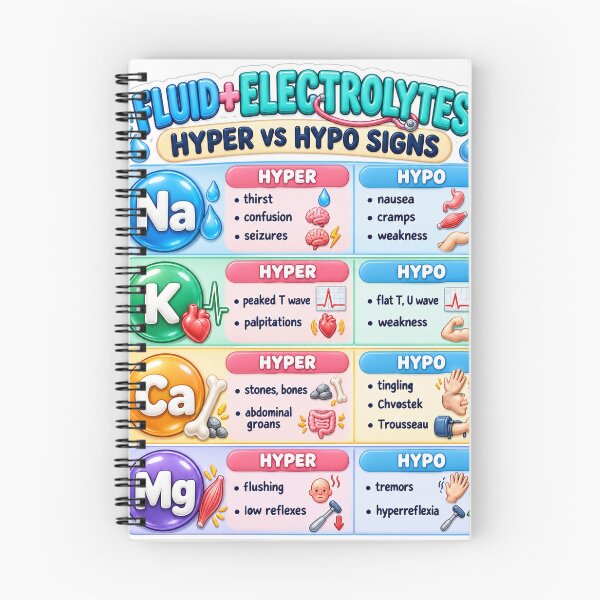 Item preview, Fluid and Electrolytes 3D Study Aid Nursing Student Sticker designed and sold by isokinetic.