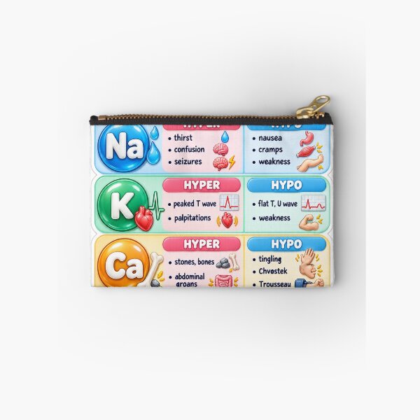 Item preview, Fluid and Electrolytes 3D Study Aid Nursing Student Sticker designed and sold by isokinetic.